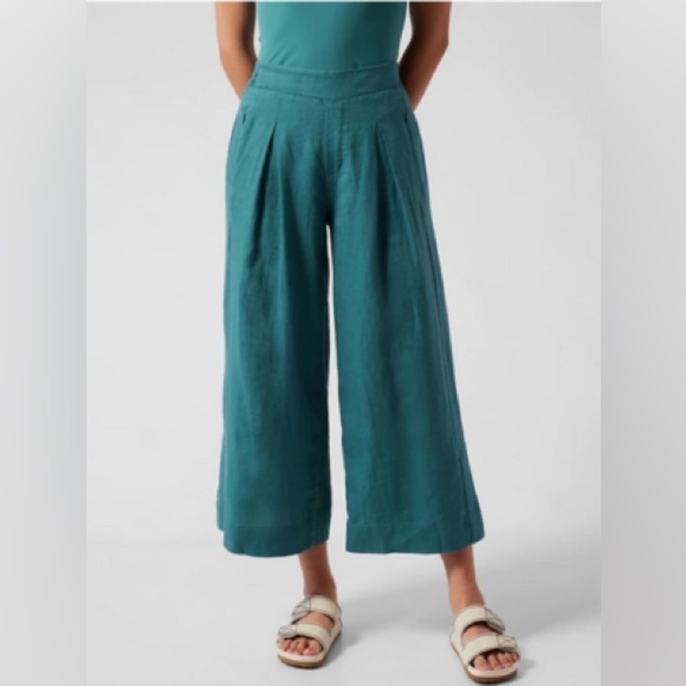ATHLETA playa linen wide leg pants